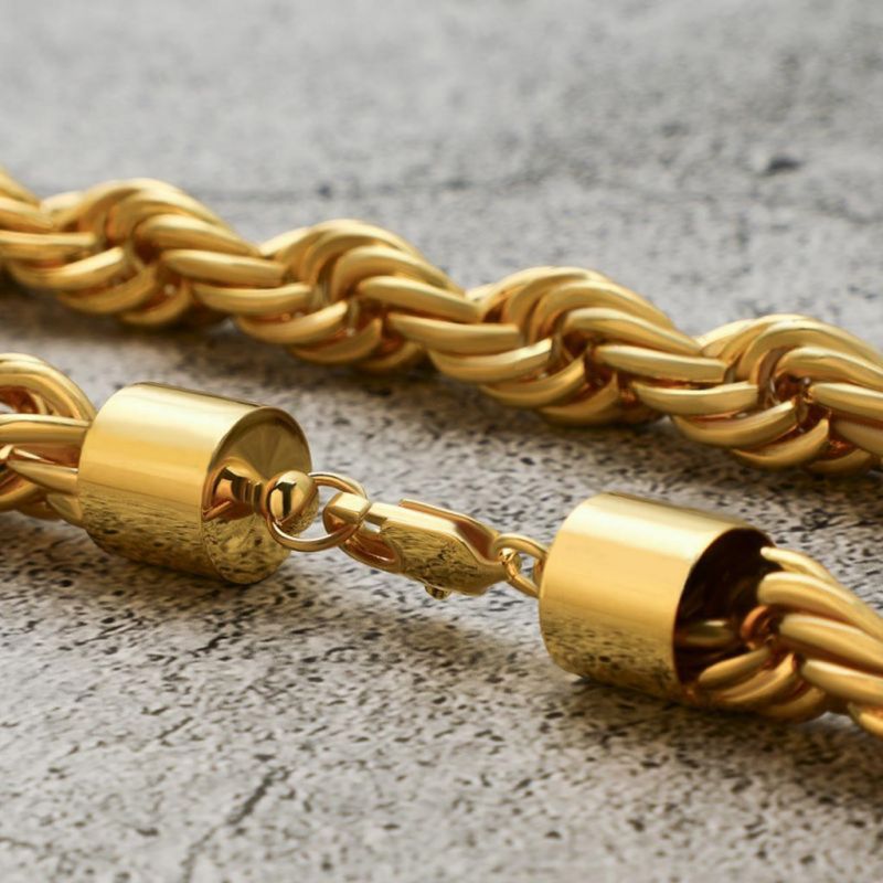 Gull keðja rope 2mm til 10mm